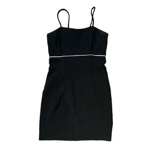 (SALE 5/$25) Vintage Favina Mini Black Dress